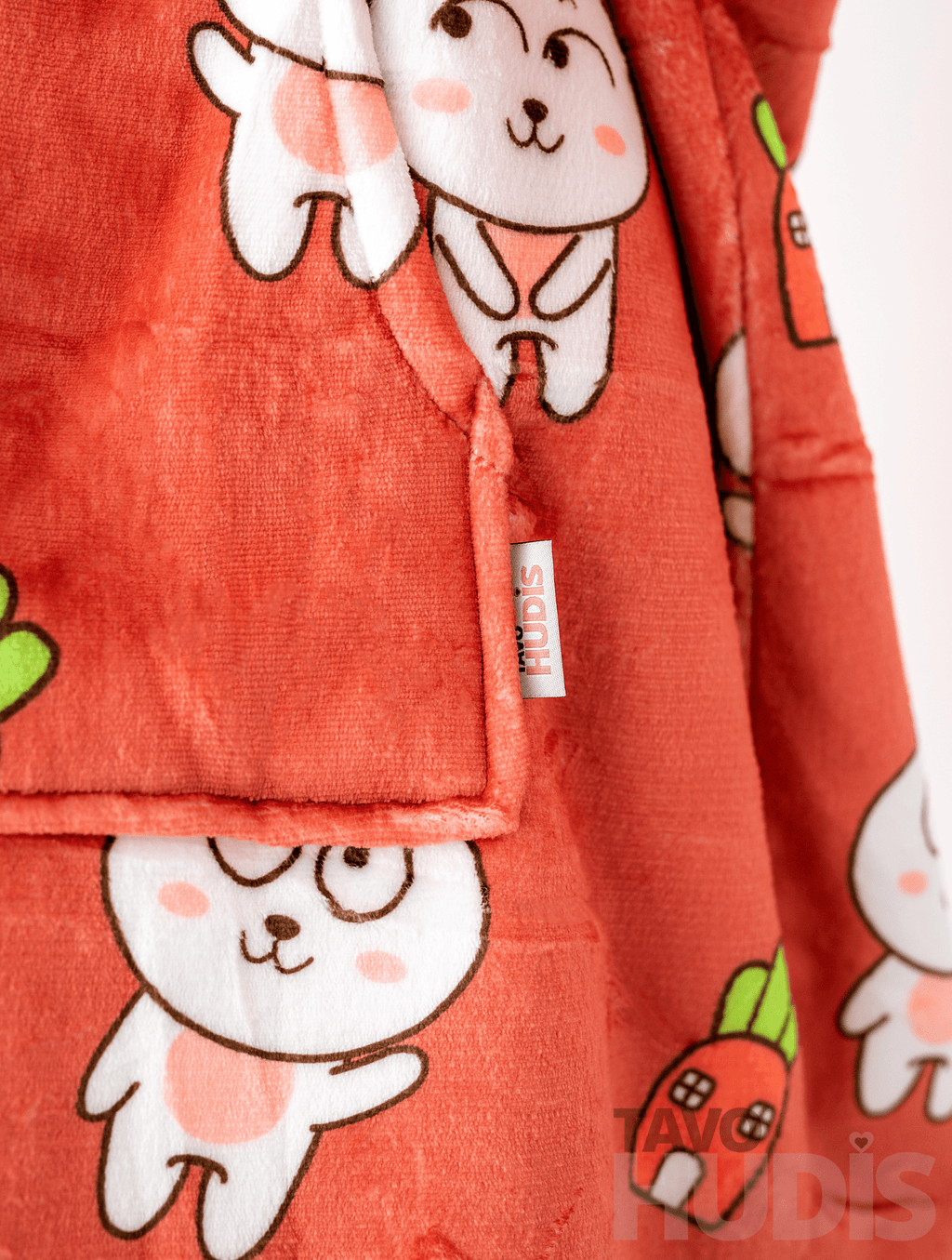 Bunnies Blanket Hoodie for Kids