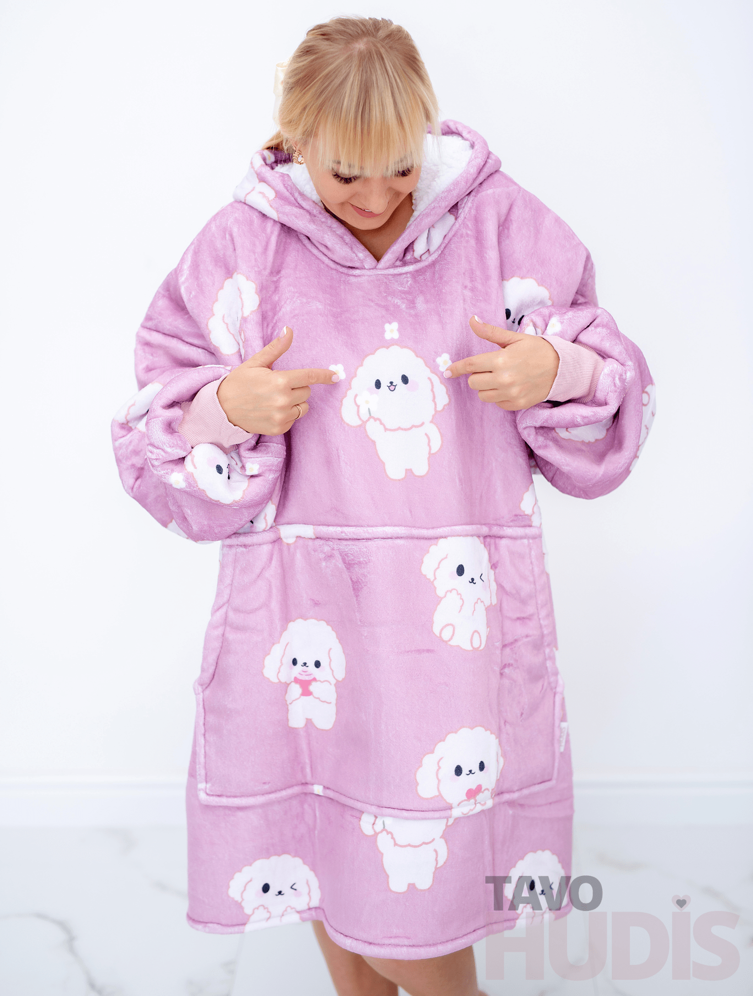 Bichons Blanket Hoodie