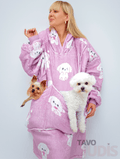 Bichons Kangaroo Blanket Hoodie